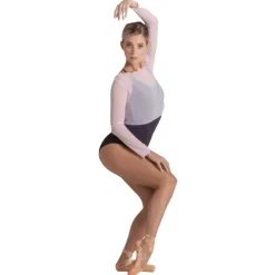 Ballet Rosa Natasha Long Sleeve Mesh Cover Up
