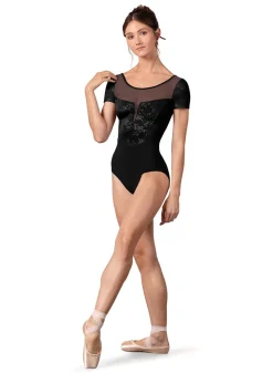 Bloch Christina Floral Cap Sleeve Leotard