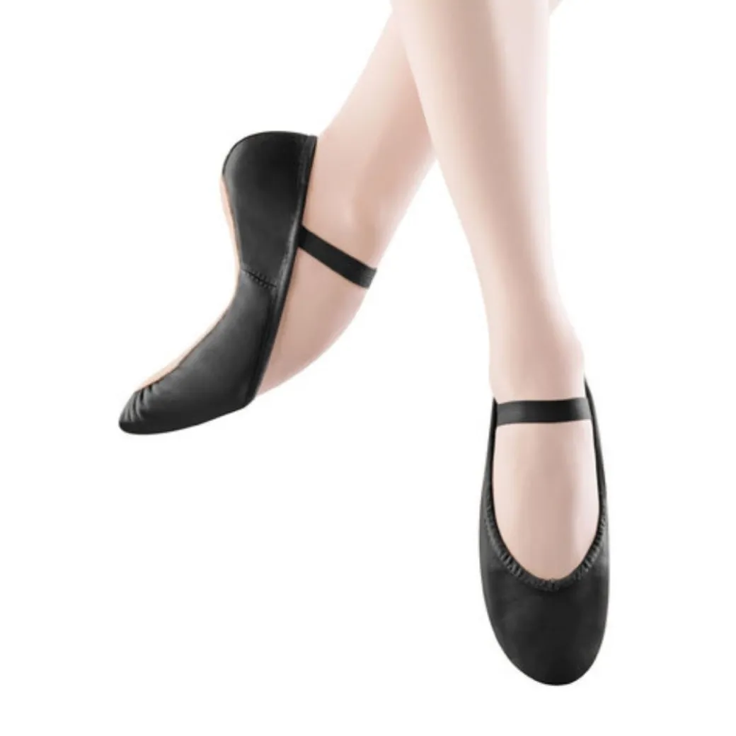 Bloch "Dansoft" Black Leather Full Sole Ballet Shoes Adult