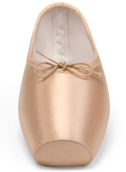 Bloch "Etu" Pink Satin Suede Toe Pointe Shoes