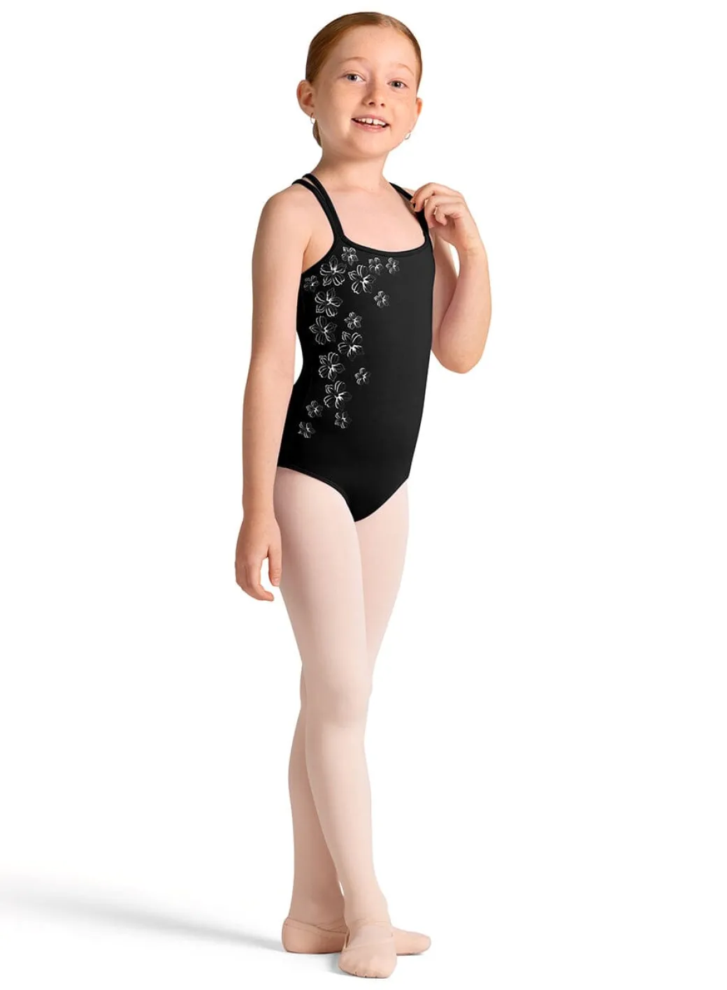 Bloch Jade Metallic Print Camisole Leotard