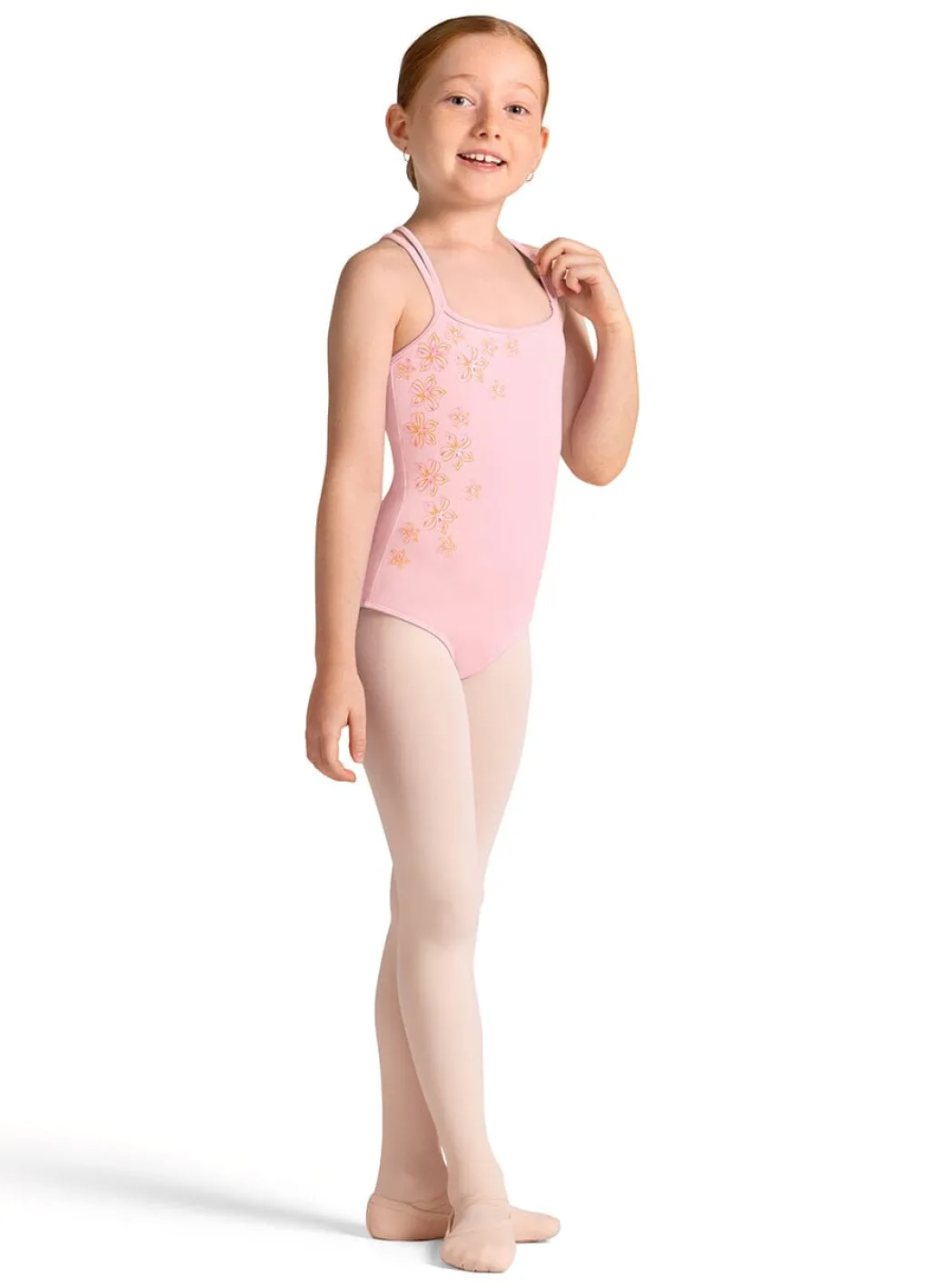 Bloch Jade Metallic Print Camisole Leotard