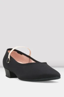 Bloch Ladies Canvas 1" Heel Character Shoes