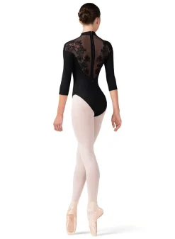 Bloch L60001 Calista Sweetheart 3/4 Sleeve Leotard