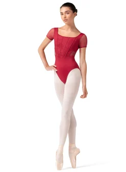 Bloch Olivia Corset Cap Sleeve Leotard