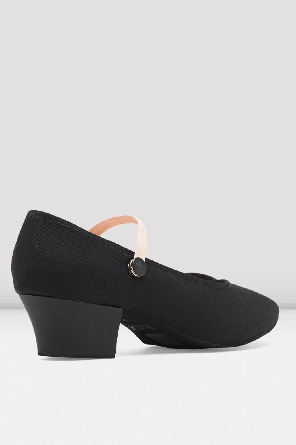 Bloch Tempo Canvas 1.5" Cuban Heel Character Shoes Womens
