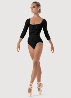 Bloch Zoey 3/4 Sleeve Leotard
