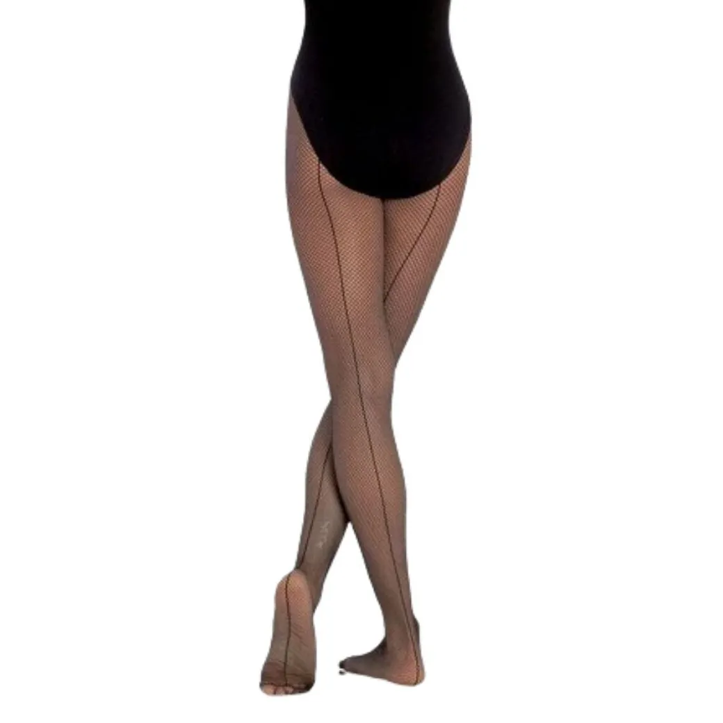 Body Wrappers Girls Seamed Fishnet Tights