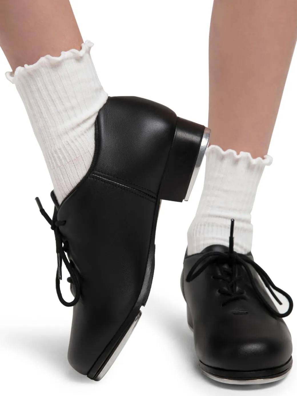 Cadence Leather Lace-Up Tap Shoe Child