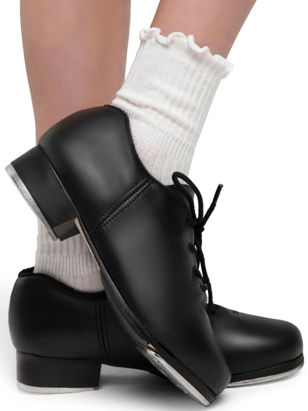 Cadence Leather Lace-Up Tap Shoe Child
