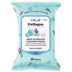 Cala Makeup Remover Wipes Tissue Cleanser Collagen