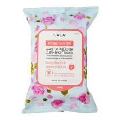 Cala Makeup Remover Wipes Tissue Cleanser Rose Water