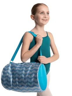 Capezio Chevron Barrel Kids Dance Bag
