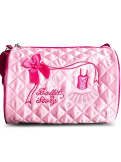 Capezio Embroidered Little Girls Barrel Bag