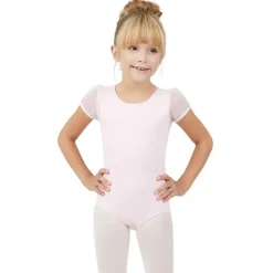 Capezio Puff Sleeve Keyhole Back Leotard