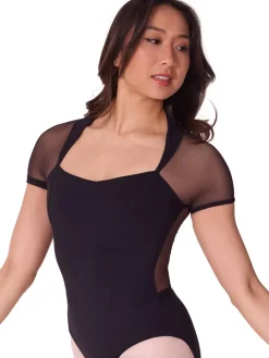 Capezio Soft Elegance Corset Short Sleeve Leotard