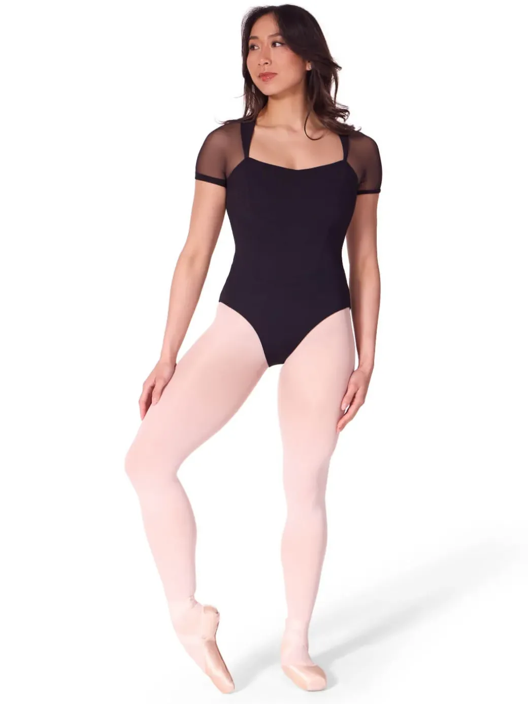Capezio Soft Elegance Corset Short Sleeve Leotard