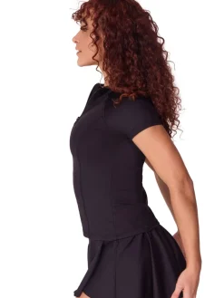 Capezio Studio Collection Short Sleeve Zipper Jacket Adult