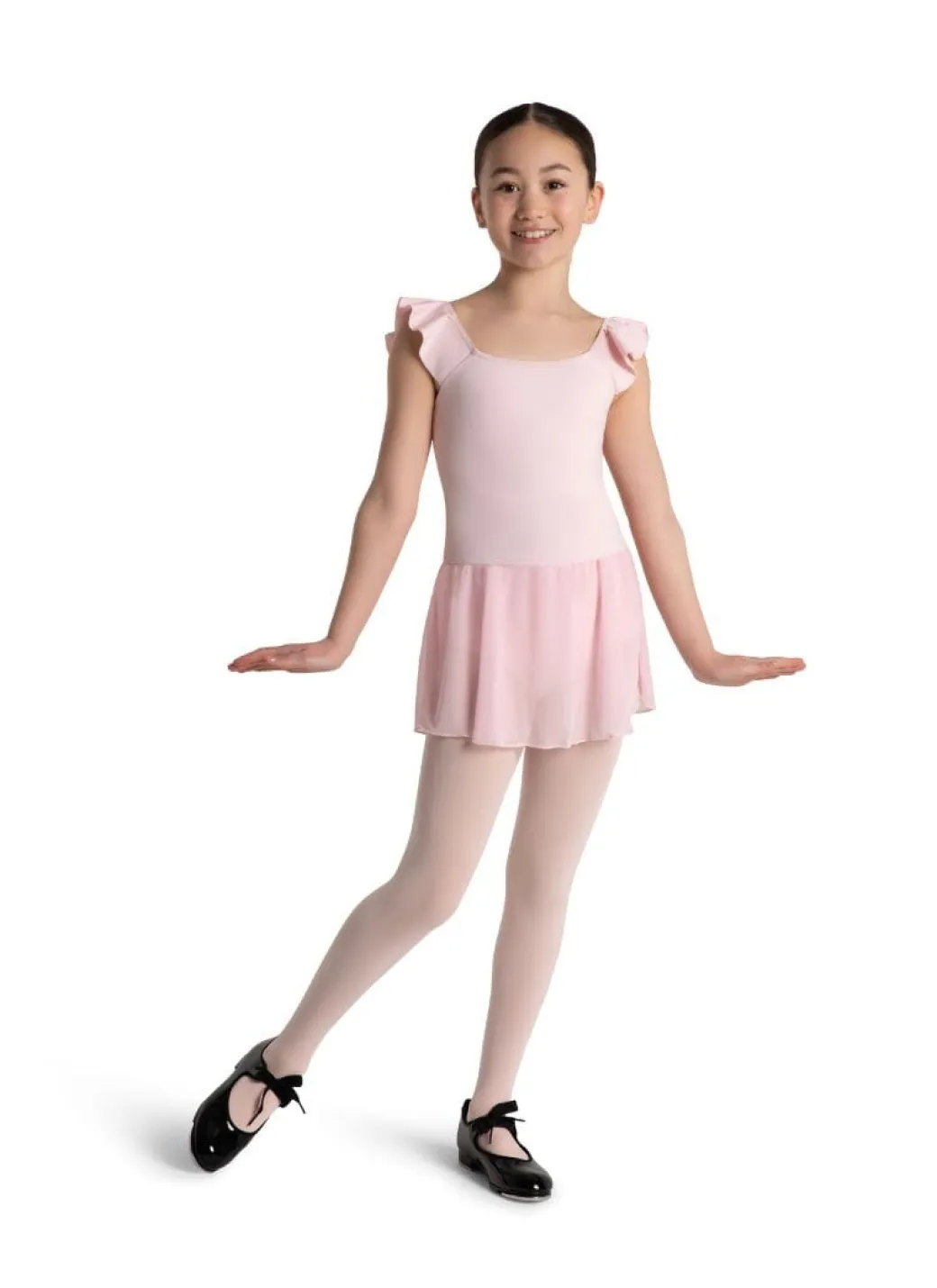Capezio Aurora Ruffle Sleeve Dress