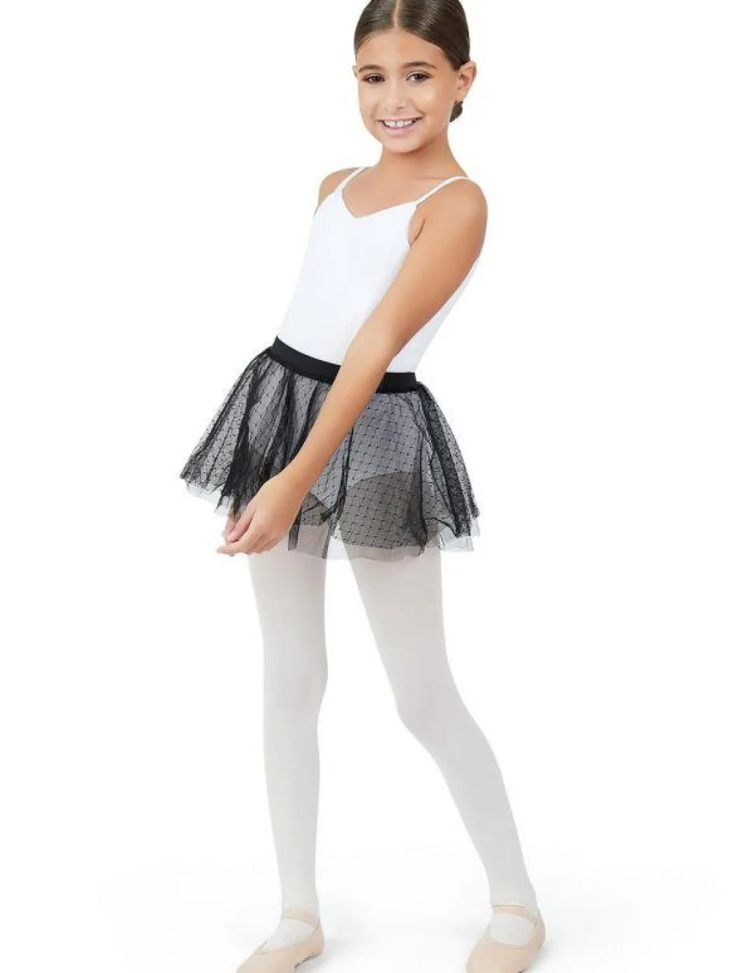 Capezio Double Layer Girls Pull On Skirt