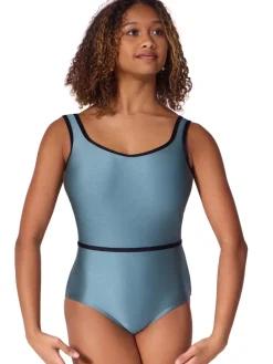 Capezio Enchanted Contrast Graceful Tank Leotard Adult
