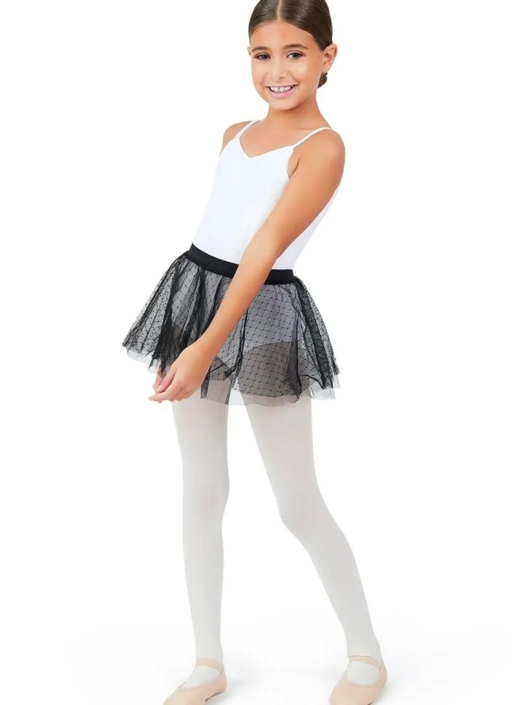 Capezio Girls Double Layer Pull-on Skirt