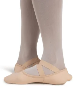 Capezio Girls Margot Canvas Ballet Slipper Child