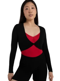 Capezio Harmonie Cropped Pinch Sweater