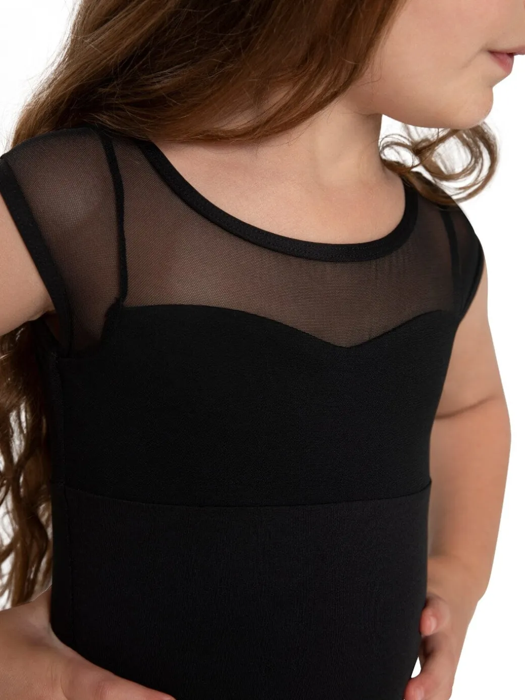 Capezio Jewel Garden Pearl Cap Sleeve Leotard Girls