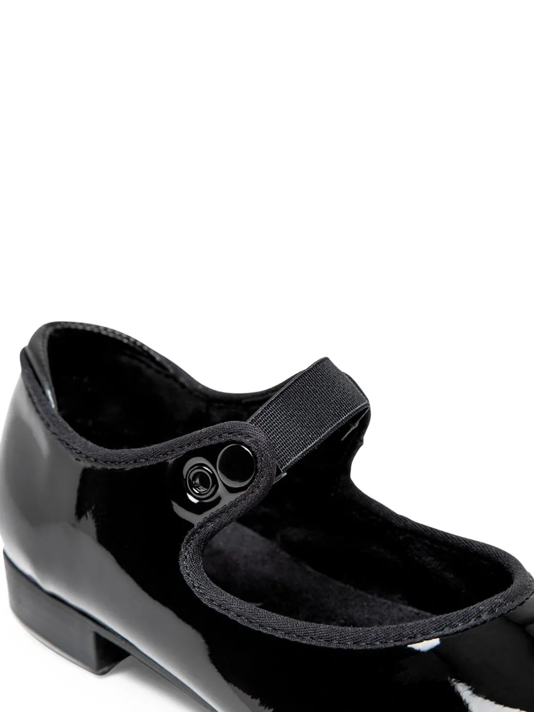 Capezio Little Girls Ribbon Tie Shuffle Tap Shoe Beginner