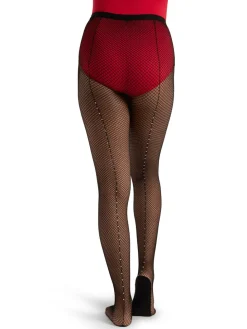 Capezio Professional Fishnet Tights with Rhinestones