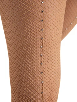 Capezio Professional Fishnet Tights with Rhinestones