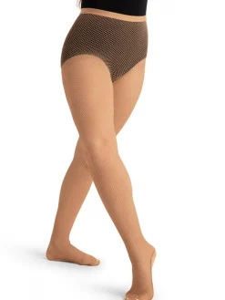 Capezio Professional Fishnet Tights with Rhinestones