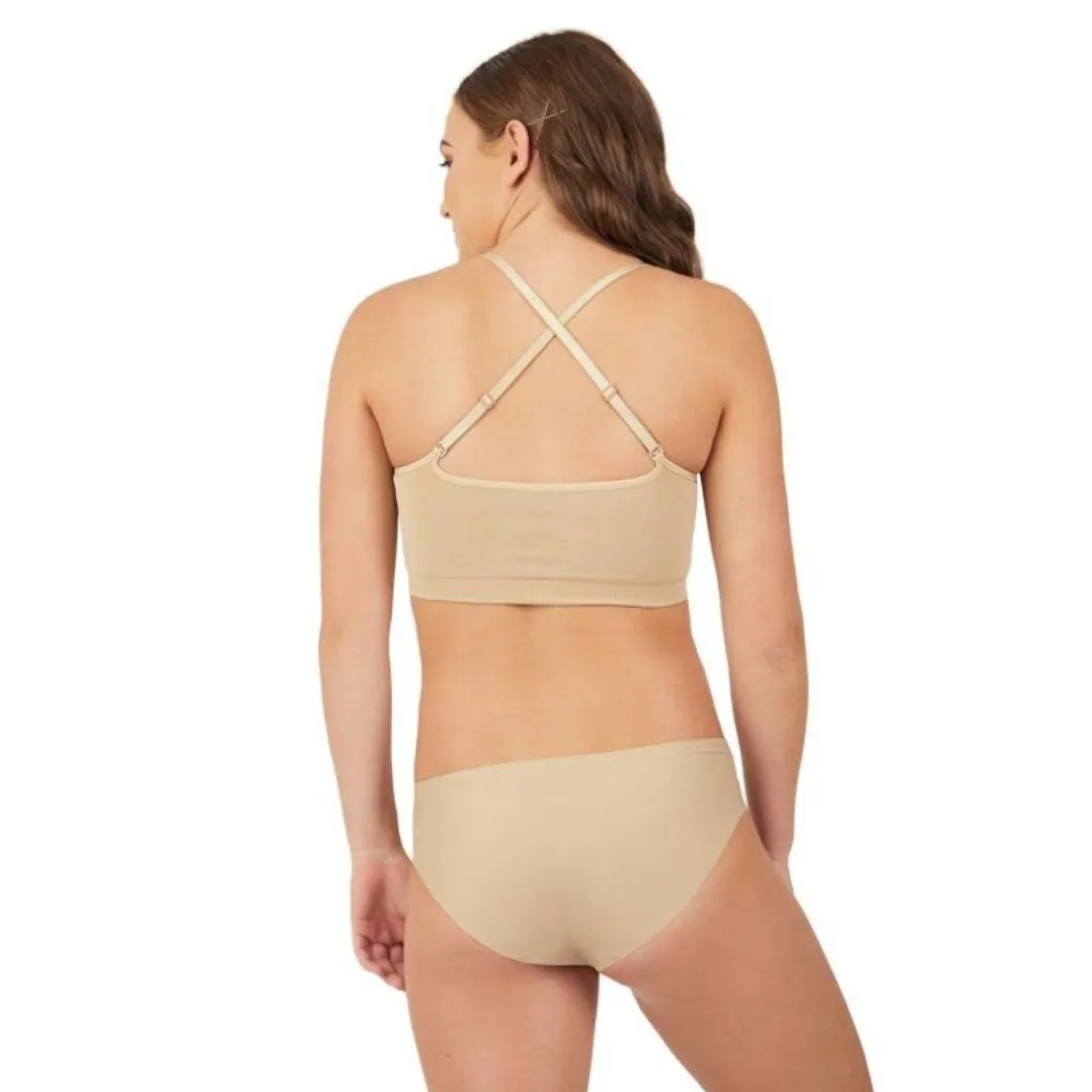Capezio Seamless Convertible Longline Bra