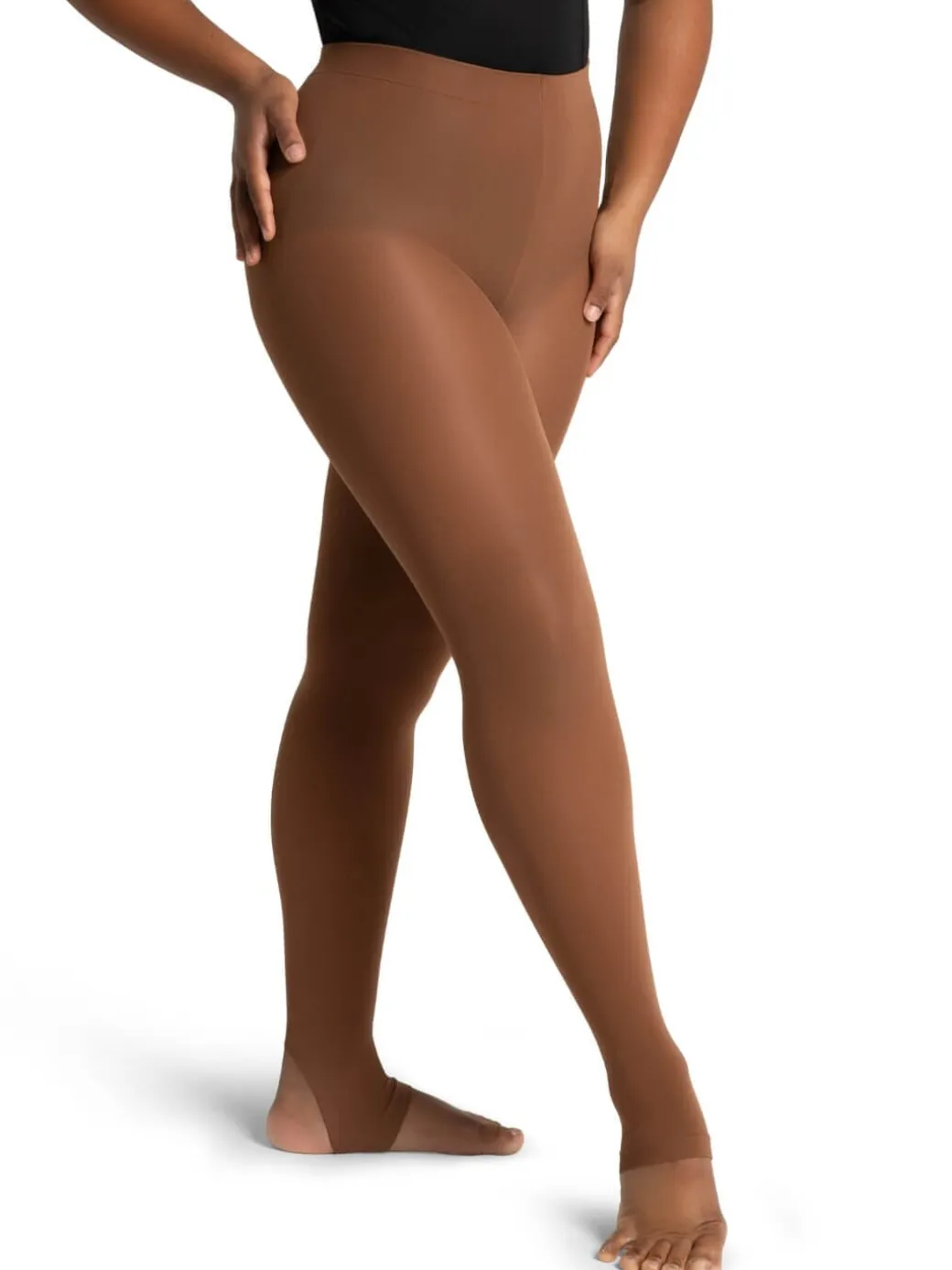 Capezio Self Knit Waist Stirrup Tight