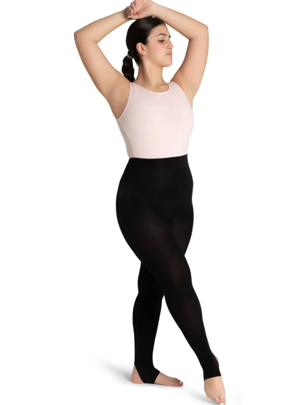 Capezio Self Knit Waist Stirrup Tight