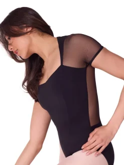 Capezio Soft Elegance Corset Short Sleeve Leotard Womens