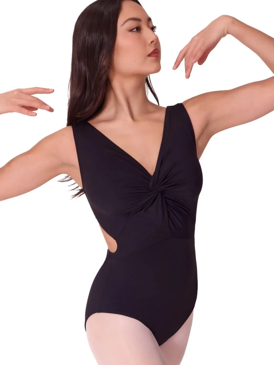Capezio Soft Elegance Twist Front Tank Leotard Adult