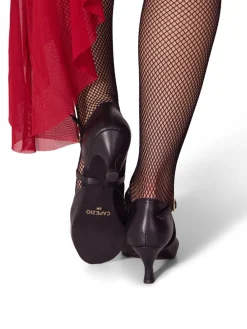 Celia Soft Faux Leather Ballroom Shoe with 2" Heel