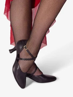 Celia Soft Faux Leather Ballroom Shoe with 2" Heel