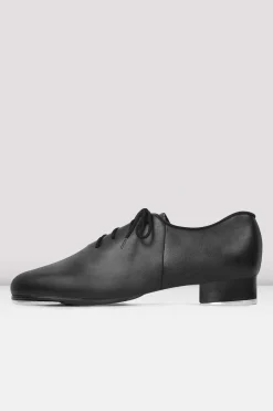 Childrens Audeo Black Leather Tap Shoes