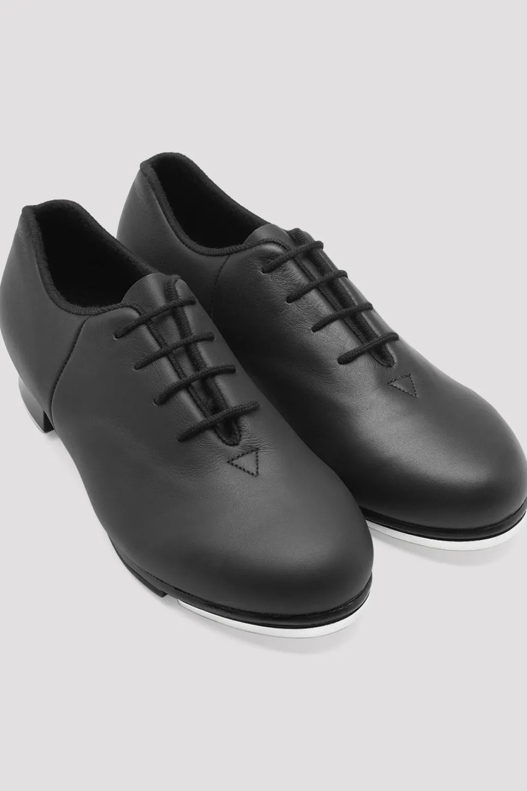 Childrens Audeo Black Leather Tap Shoes