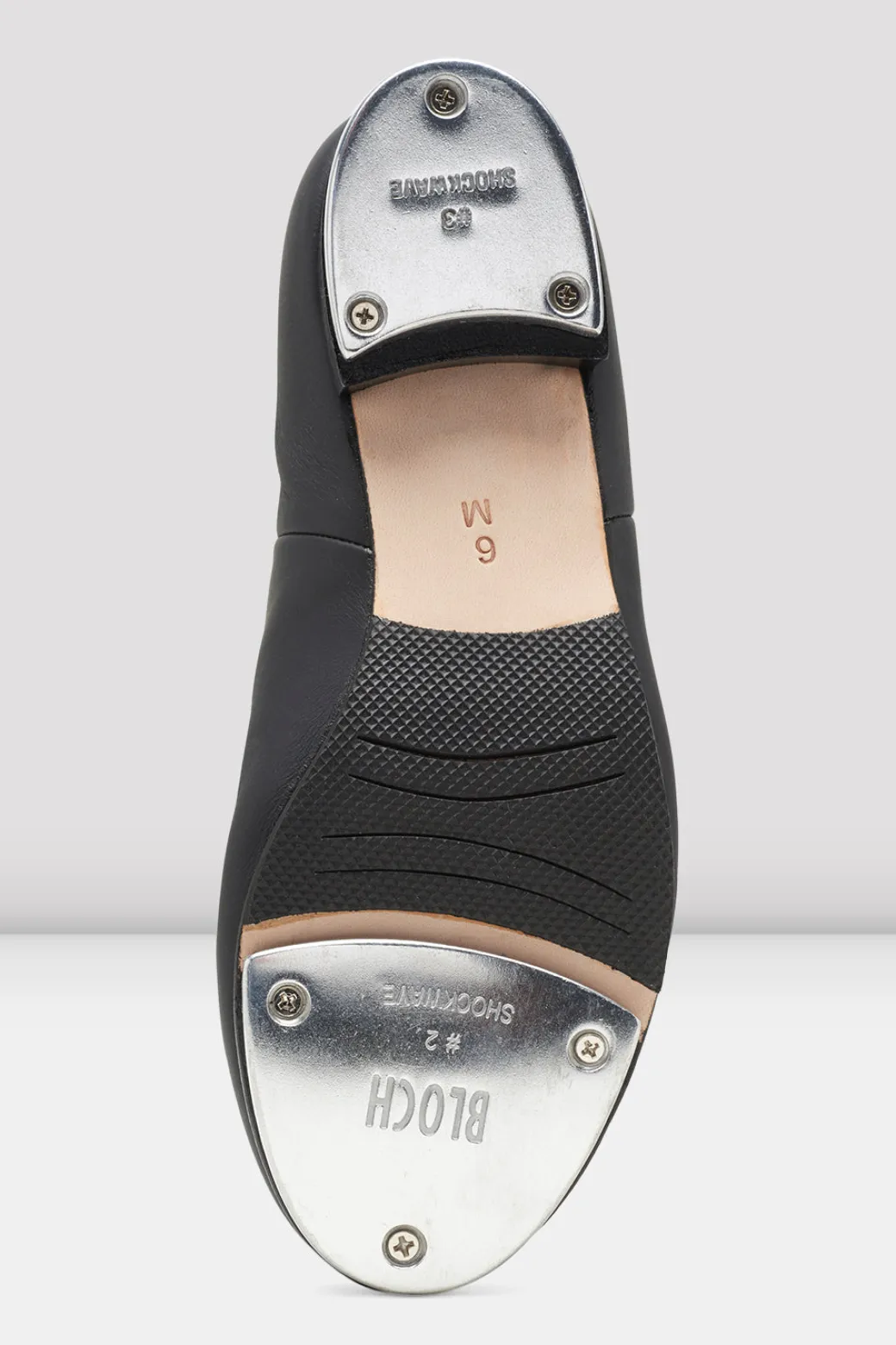 Childrens Audeo Black Leather Tap Shoes