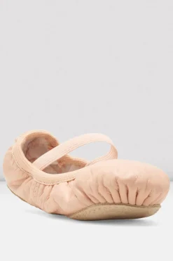 Childrens Giselle Full-Sole Leather Ballet Shoes