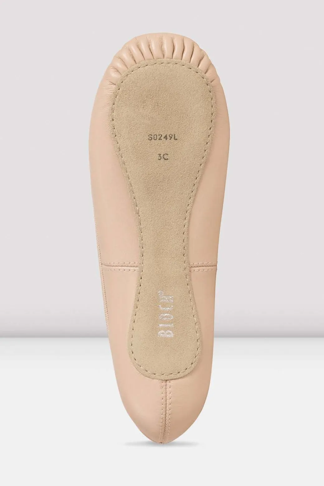 Childrens Giselle Full-Sole Leather Ballet Shoes