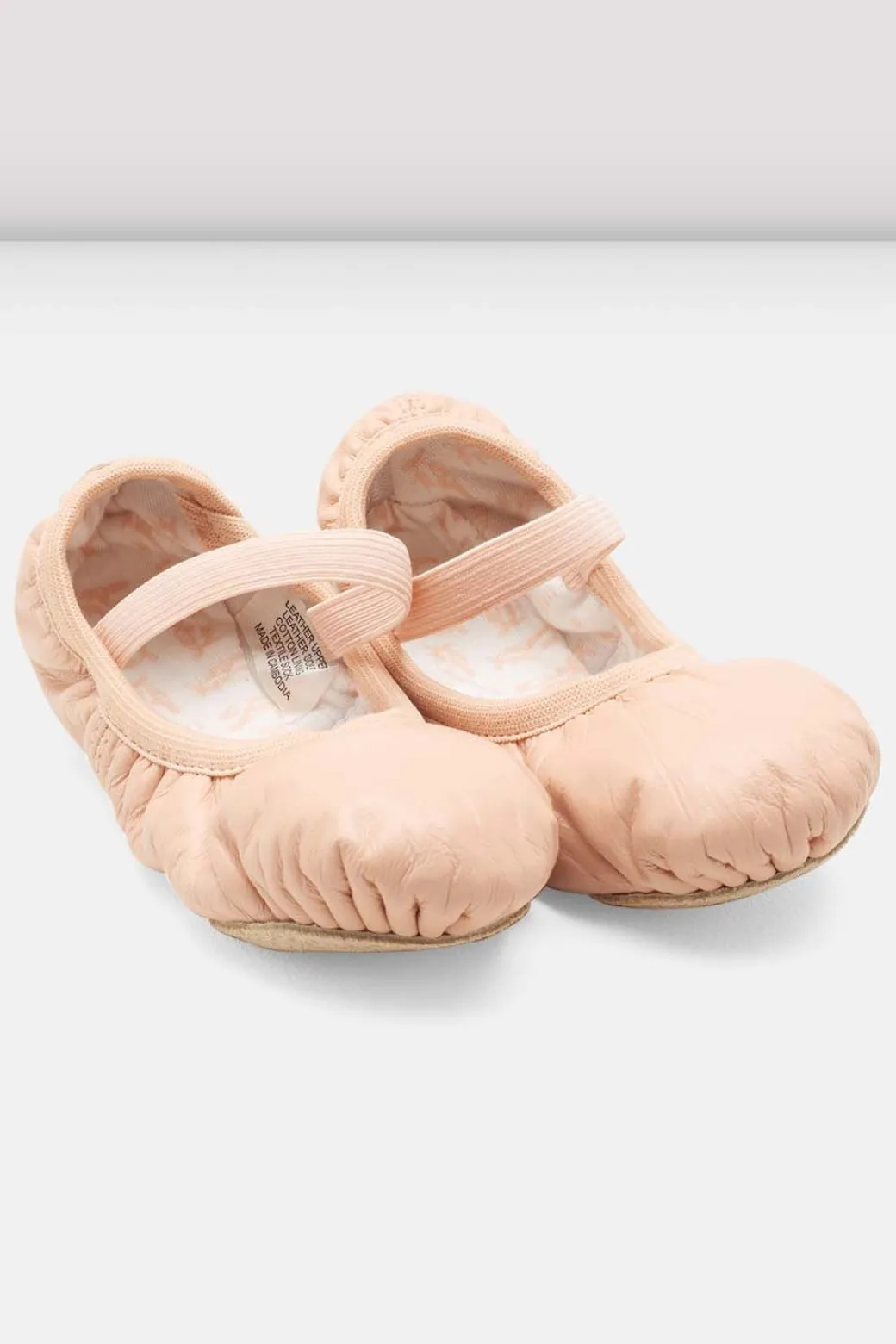 Childrens Giselle Full-Sole Leather Ballet Shoes