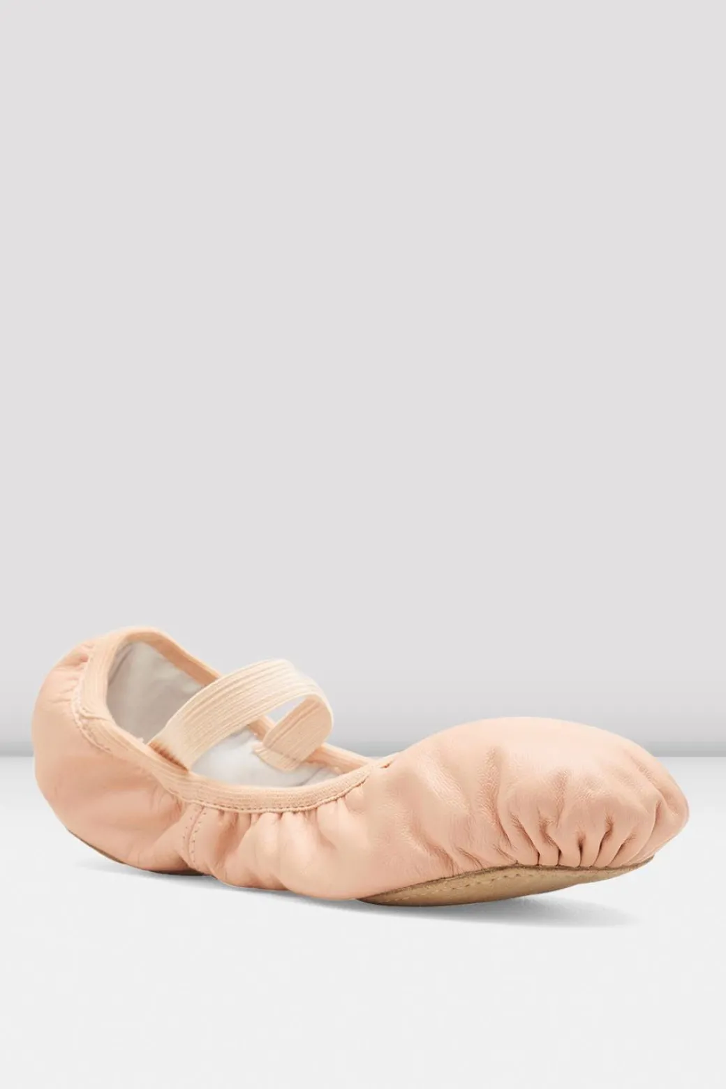 Childrens Giselle Full-Sole Leather Ballet Shoes