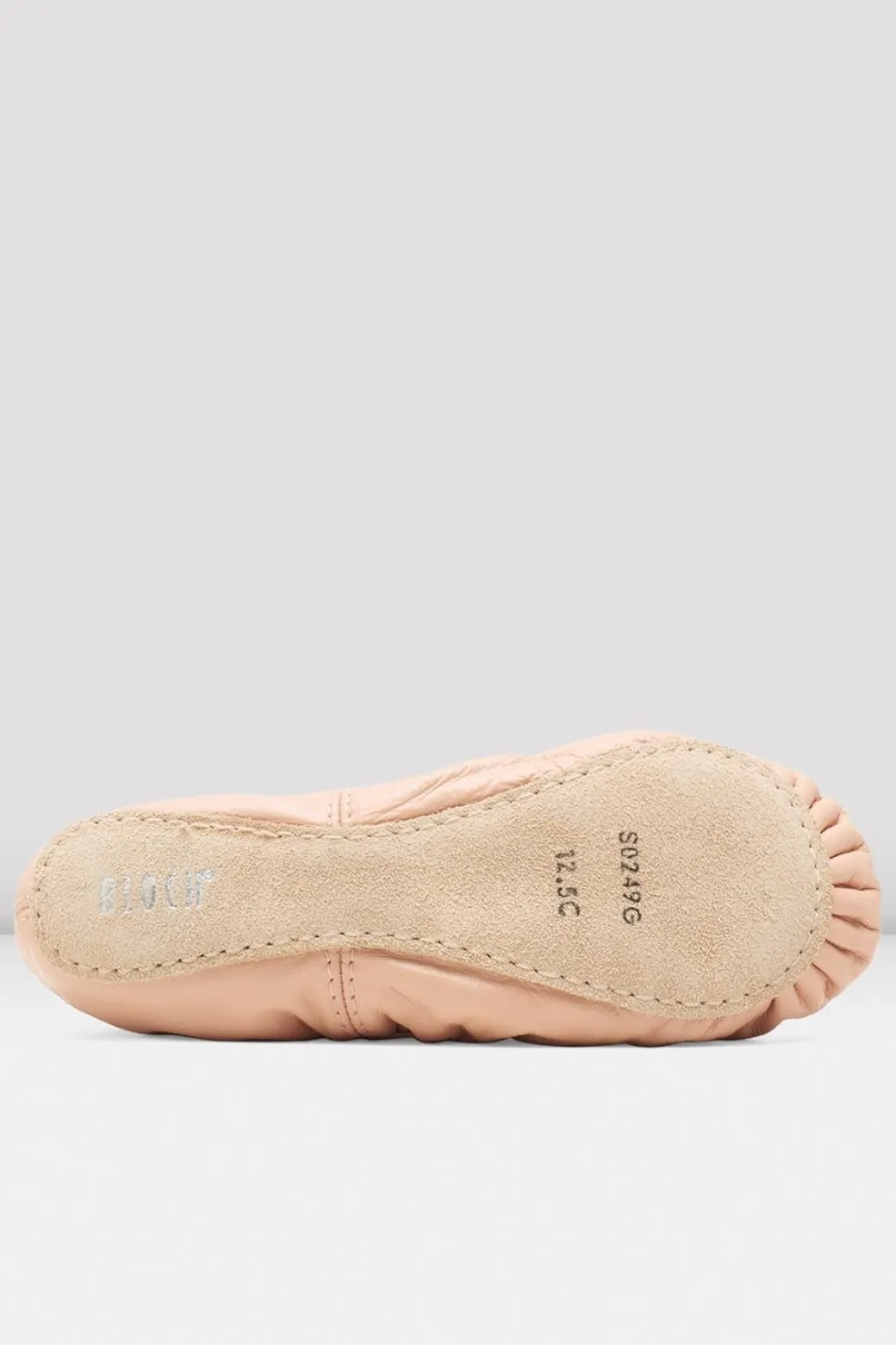 Childrens Giselle Full-Sole Leather Ballet Shoes