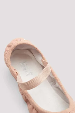 Childrens Giselle Full-Sole Leather Ballet Shoes