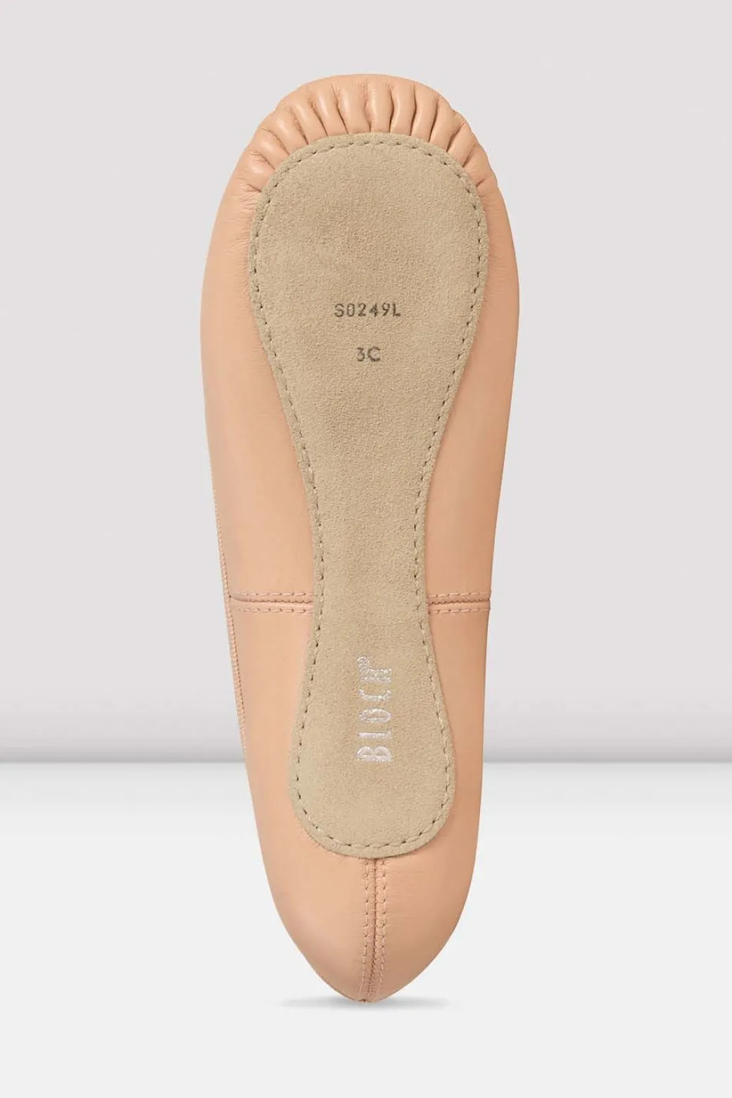 Childrens Giselle Full-Sole Leather Ballet Shoes